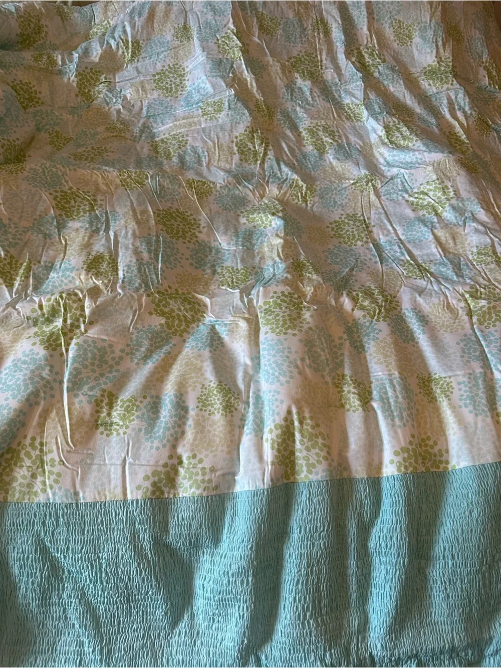 Dkny Aqua Blue Confetti Full / Queen Comforter Set 4pc Pillow Shams Bedding